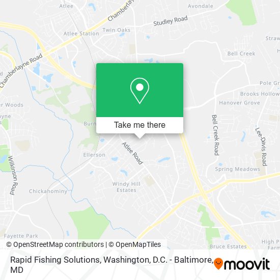 Rapid Fishing Solutions map