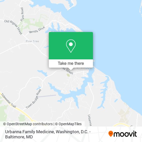 Mapa de Urbanna Family Medicine