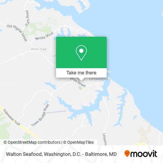 Mapa de Walton Seafood
