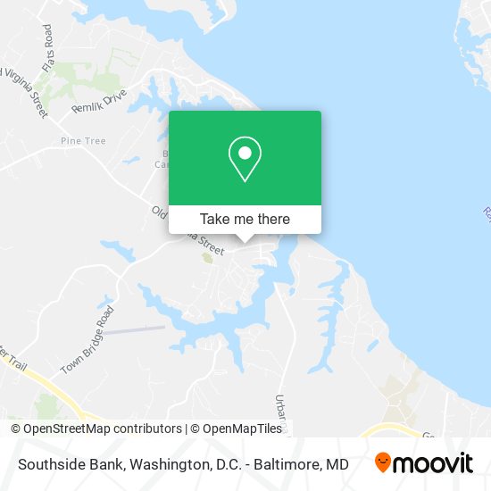 Southside Bank map