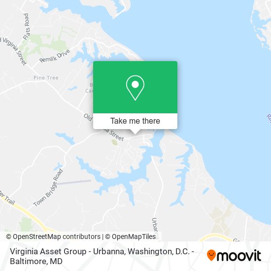 Mapa de Virginia Asset Group - Urbanna