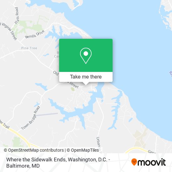 Mapa de Where the Sidewalk Ends