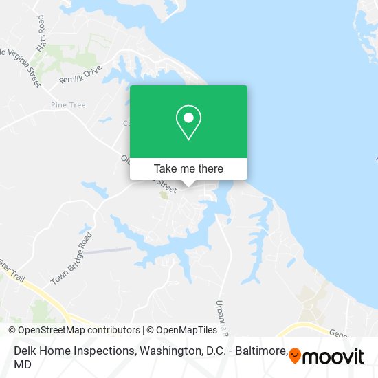 Mapa de Delk Home Inspections