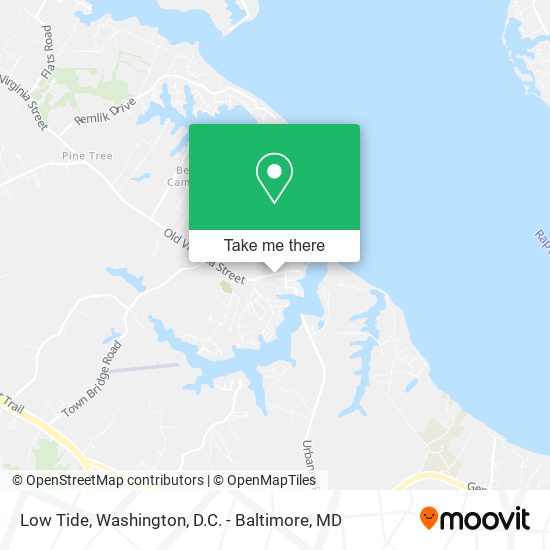 Low Tide map