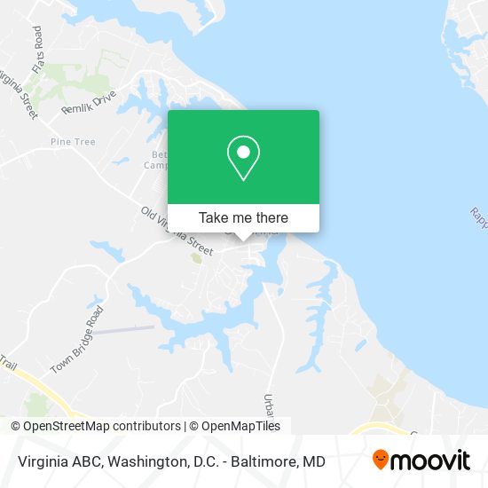 Virginia ABC map