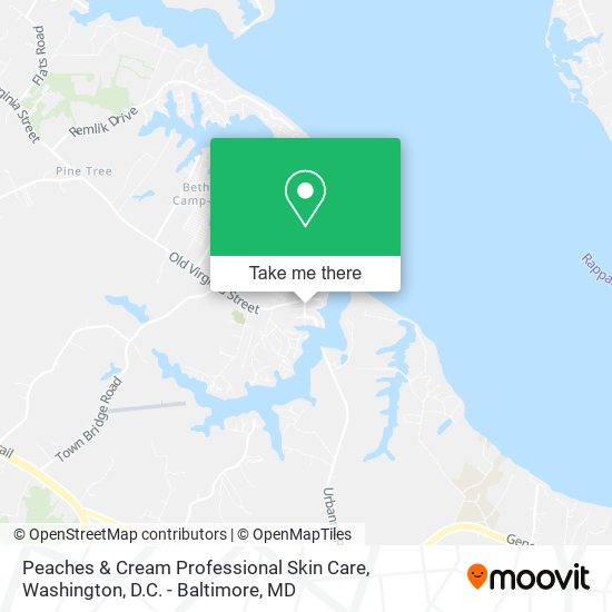 Peaches & Cream Professional Skin Care map