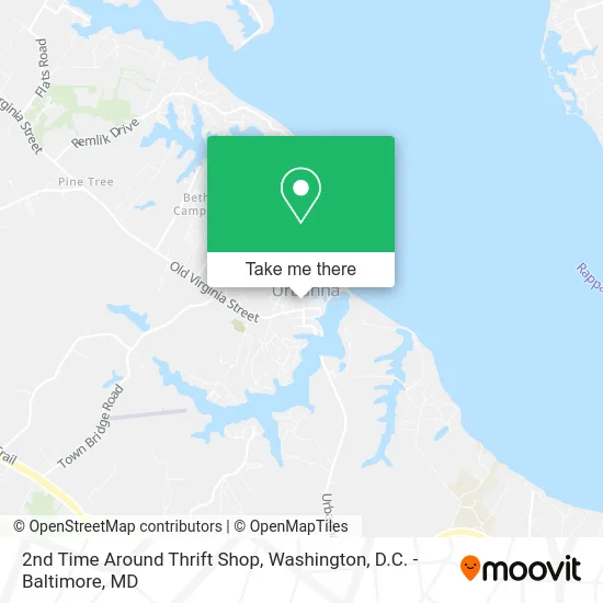 2nd Time Around Thrift Shop map