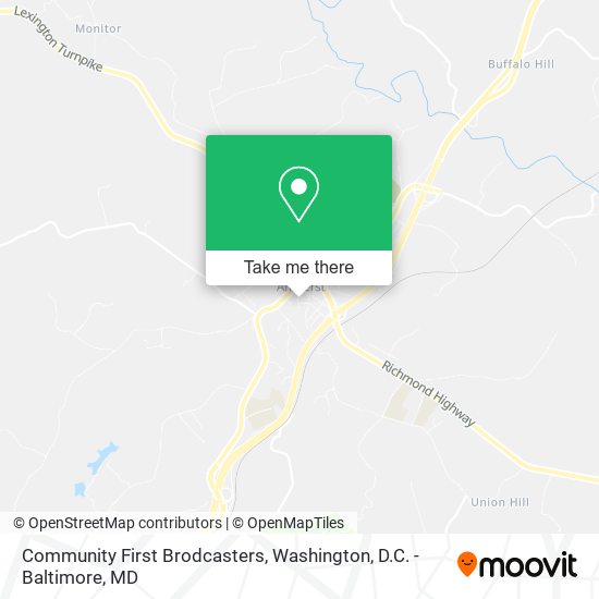 Community First Brodcasters map