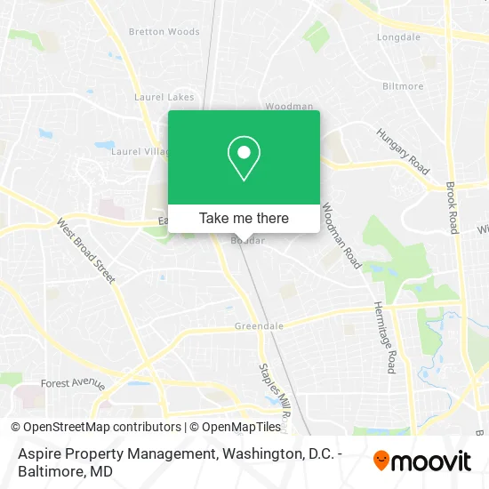 Aspire Property Management map