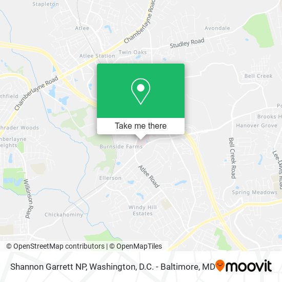 Shannon Garrett NP map