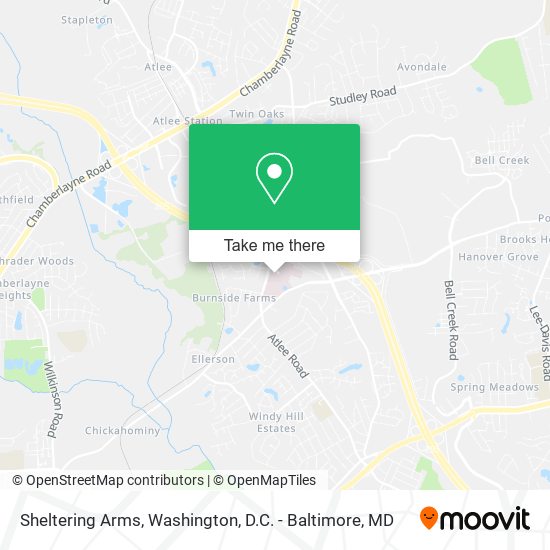 Sheltering Arms map