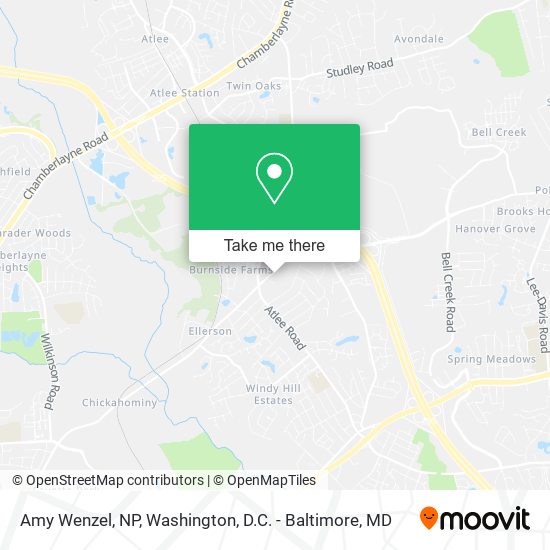 Amy Wenzel, NP map