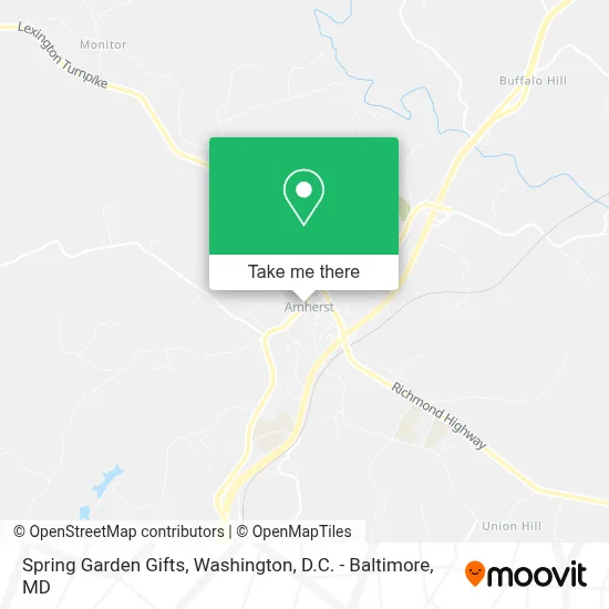 Spring Garden Gifts map