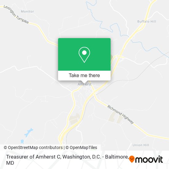 Treasurer of Amherst C map