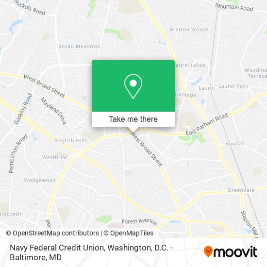 Navy Federal Credit Union map