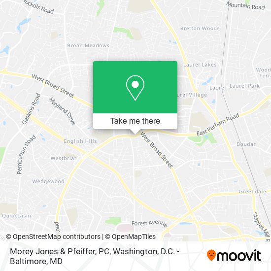 Morey Jones & Pfeiffer, PC map