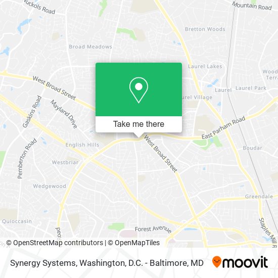 Synergy Systems map