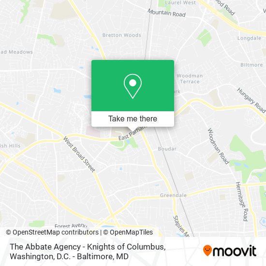 The Abbate Agency - Knights of Columbus map