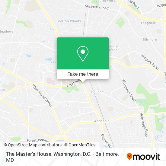 The Master's House map
