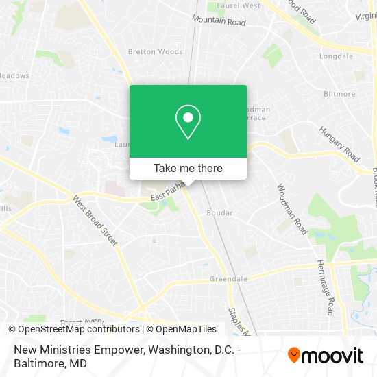 New Ministries Empower map