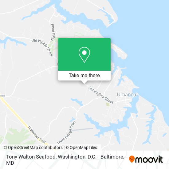 Mapa de Tony Walton Seafood