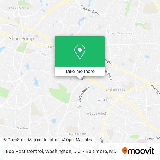 Eco Pest Control map
