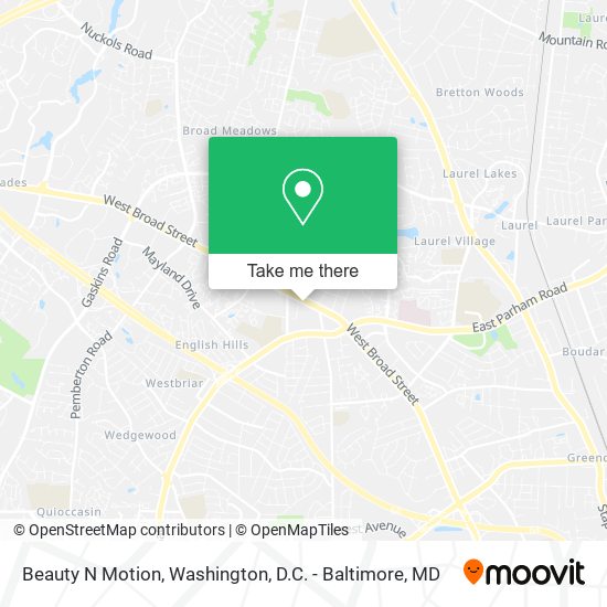 Beauty N Motion map
