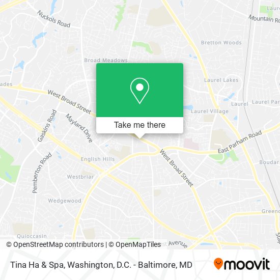 Mapa de Tina Ha & Spa