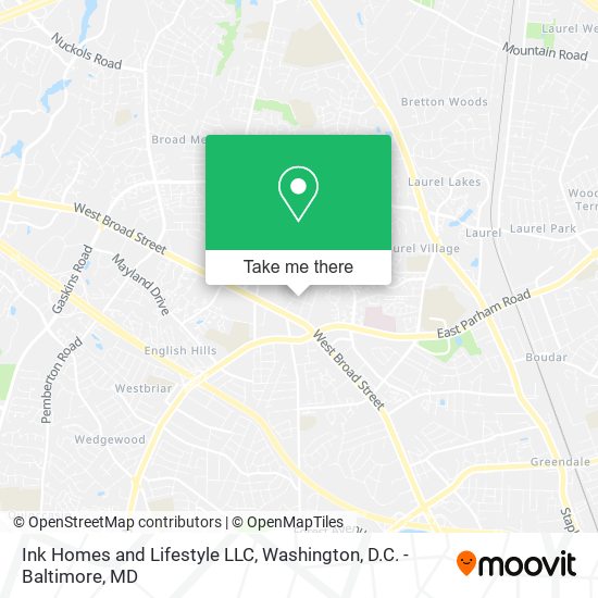 Mapa de Ink Homes and Lifestyle LLC