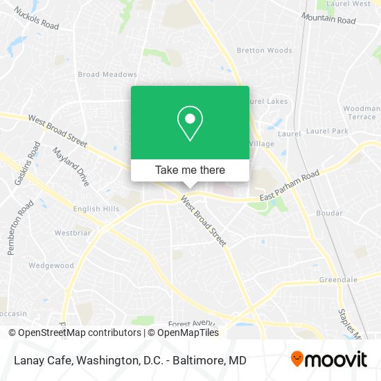 Lanay Cafe map