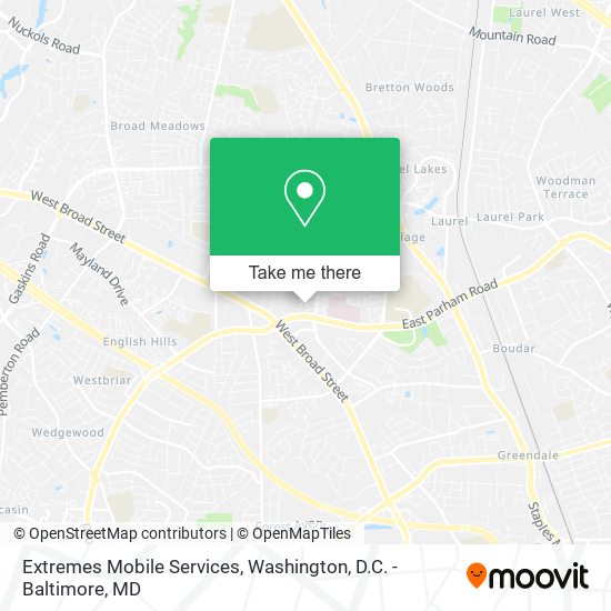 Mapa de Extremes Mobile Services