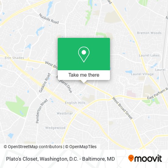 Mapa de Plato's Closet