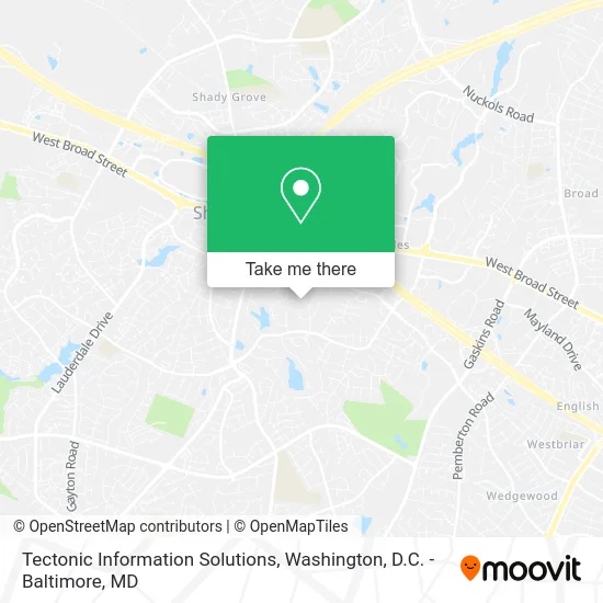 Tectonic Information Solutions map