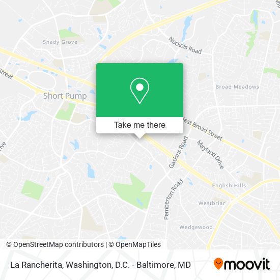 La Rancherita map