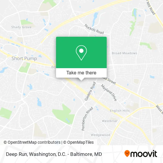 Deep Run map