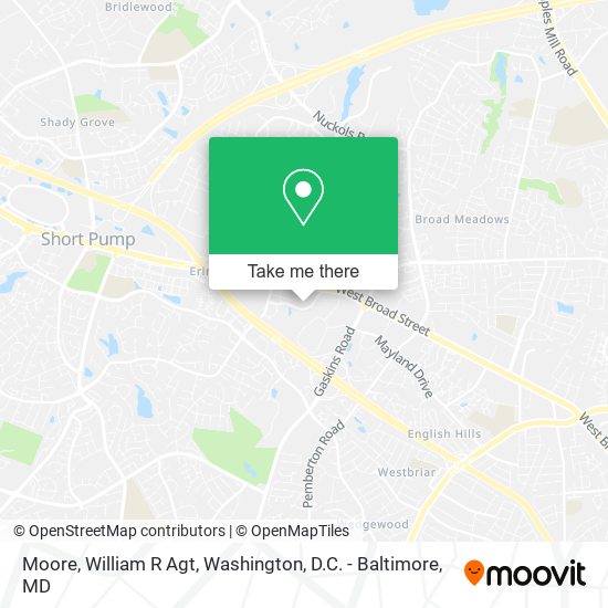 Mapa de Moore, William R Agt