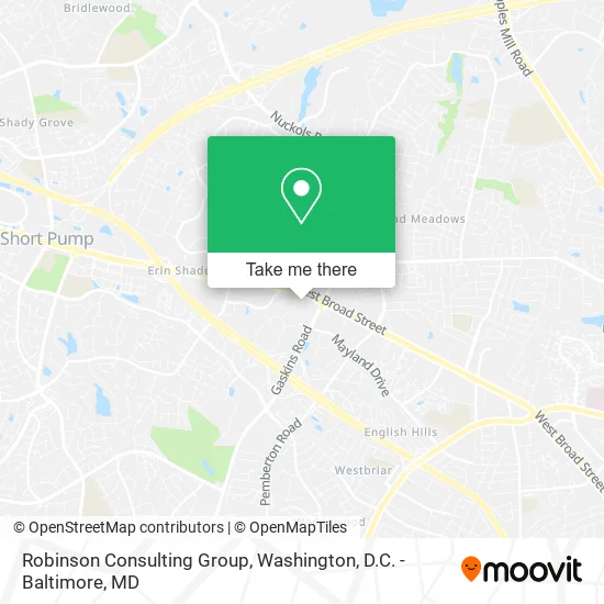 Mapa de Robinson Consulting Group