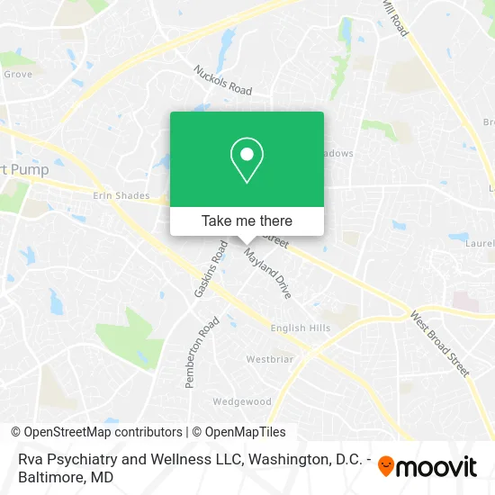 Rva Psychiatry and Wellness LLC map