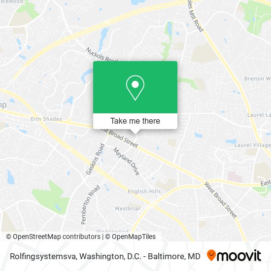 Mapa de Rolfingsystemsva