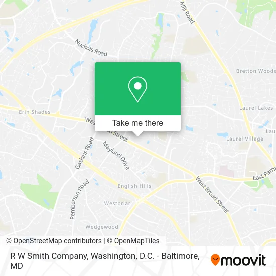 R W Smith Company map