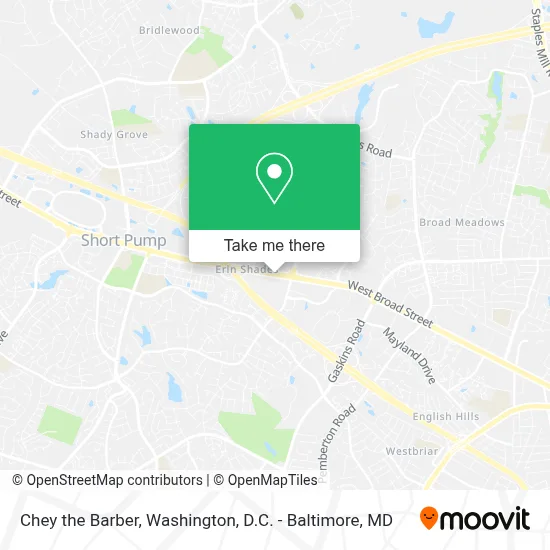 Chey the Barber map