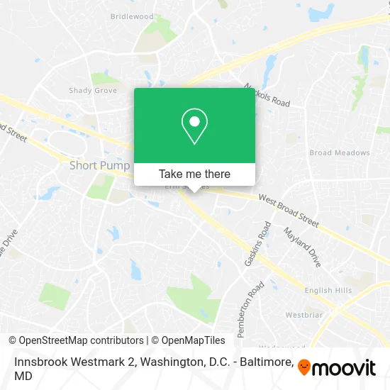 Innsbrook Westmark 2 map