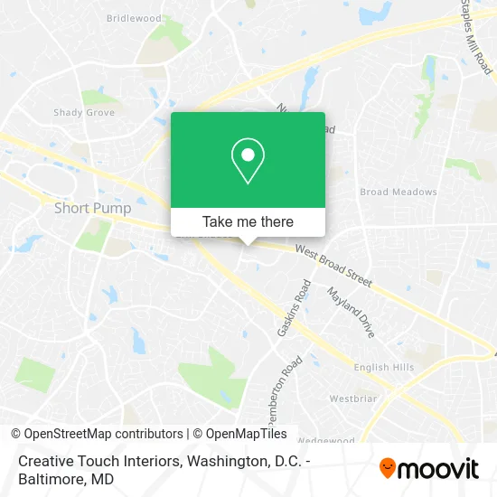 Creative Touch Interiors map