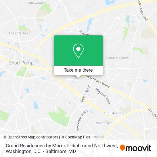 Grand Residences by Marriott-Richmond Northwest map