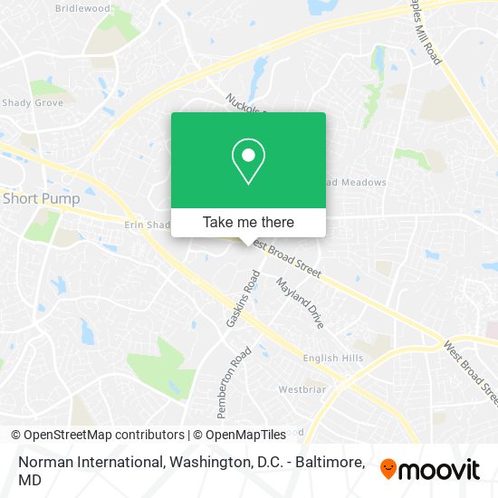 Mapa de Norman International
