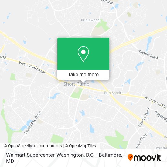 Mapa de Walmart Supercenter