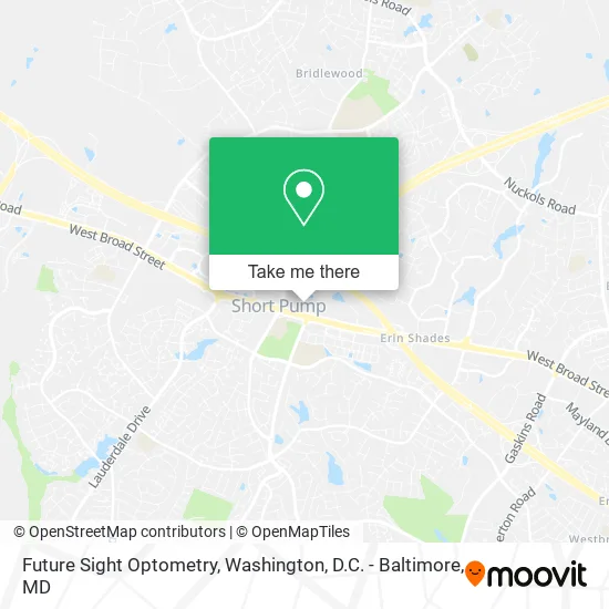 Future Sight Optometry map