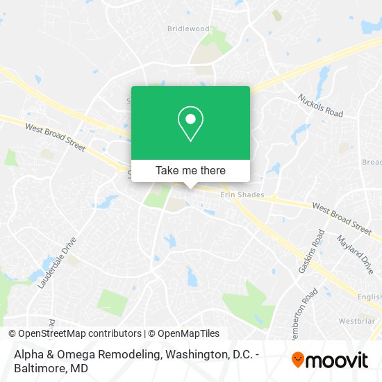 Mapa de Alpha & Omega Remodeling