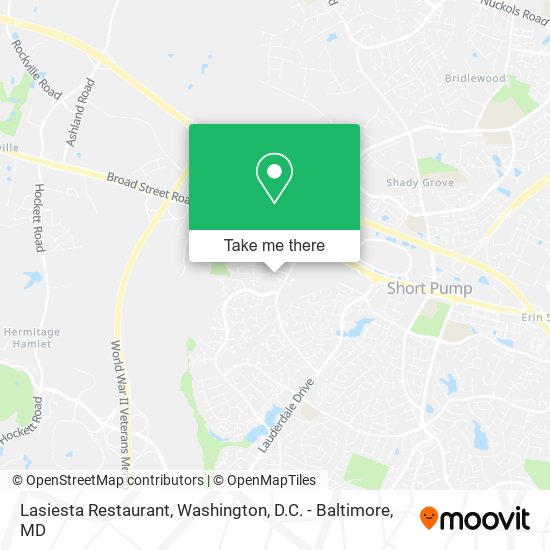 Lasiesta Restaurant map