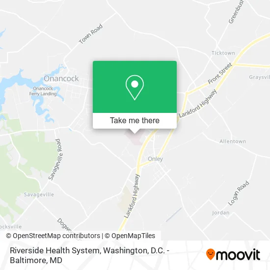 Riverside Health System map